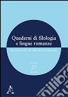 Quaderni di filologia e lingue romanze. Ricerche svolte nell'Università di Macerata. Con CD-ROM. Vol. 27 libro