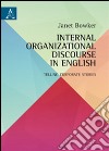 Internal organizational discourse in english. Telling corporate stories libro