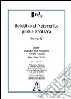 Bollettino di matematica pura e applicata. Vol. 7 libro