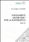 Fondamenti geometrici per la matematica libro di Anatriello Giuseppina