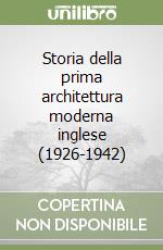 Storia della prima architettura moderna inglese (1926-1942)