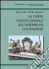 La Corte costituzionale all'Assemblea costituente libro