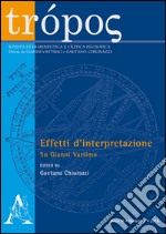 Rivista di ermeneutica e critica filosofica (2016). Vol. 1: Su Gianni Vattimo libro