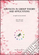 Advances in group theory and applications (2016). Vol. 2 libro