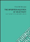 The operationalization of reactivity. Qualitative investigation and empirical analysis libro