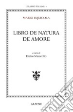 Libro de Natura de Amore libro