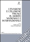 L'evasione e l'elusione fiscale in ambito nazionale e internazionale  libro