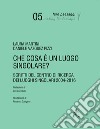 Che cosa è un luogo singolare? Scritti del Centro di Ricerca dei Luoghi Singolari (2004-2016) libro