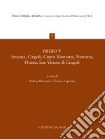 Regio V. Ancona, Cingoli, Cupra Montana, Numana, Osimo, San Vittore di Cingoli libro