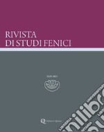 Rivista di studi fenici (2021). Vol. 49 libro