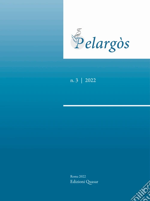 Pelargòs (2022). Nuova ediz.. Vol. 3