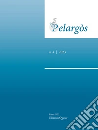 Pelargòs. Ediz. italiana e inglese (2023). Vol. 4 libro