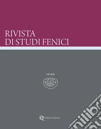 Rivista di studi fenici (2024). Vol. 52 libro