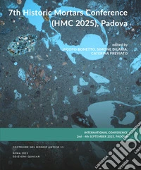 7th Historic Mortars Conference (HMC 2025), Padova libro