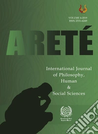 Areté. International journal of philosophy, human & social sciences. Ediz. italiana e inglese (2019). Vol. 4 libro