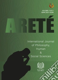Areté. International journal of philosophy, human & social sciences (2017). Vol. 2 libro