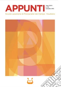 Appunti. Scuola lacaniana di psicoanalisi del campo freudiano (2023). Vol. 154: Marzo libro