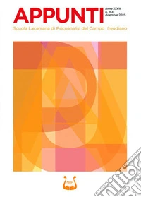 Appunti. Scuola lacaniana di psicoanalisi del campo freudiano (2025). Vol. 163: Dicembre libro