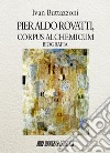 Pier Aldo Rovatti, corpus alchemicum libro di Buttazzoni Ivan