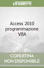 Access 2010 programmazione VBA