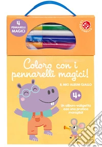 Coloro con i pennarelli magici 4+. Il mio album giallo. Ediz. illustrata. Con pennarelli libro
