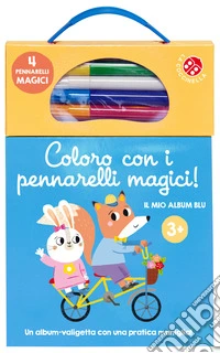 Coloro con i pennarelli magici 3+. Il mio album blu. Ediz. illustrata. Con pennarelli libro