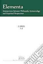 Elementa. Intersections between philosophy, epistemology and empirical perspective (2022). Vol. 1-2: Transitions libro