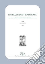 Rivista di diritto romano. Nuova Serie (2022). Vol. 22 libro