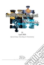 Neuropsychogical trends (2023). Vol. 33: Special issue: deciding in uncertainty libro