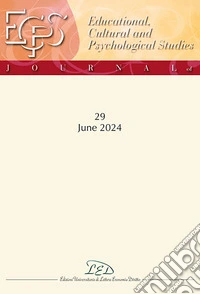 Journal of educational, cultural and psychological studies (ECPS journal) (2024). Ediz. bilingue. Vol. 29 libro