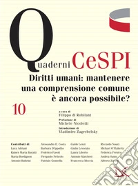 Diritti umani: mantenere una comprensione comune libro