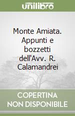 Monte Amiata. Appunti e bozzetti dell'Avv. R. Calamandrei