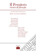 Il pensiero. Rivista di filosofia (2019). Vol. 58/2: Diritto. L'invenzione della forma libro