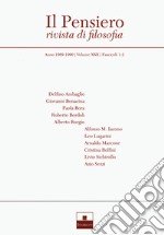 Il pensiero. Rivista di filosofia (1989-1990) libro