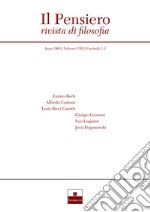 Il pensiero. Rivista di filosofia (1963). Vol. 8/1-3 libro