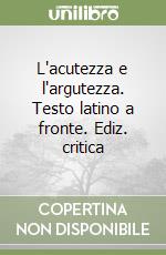 L'acutezza e l'argutezza libro
