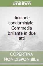 Riunione condominiale. Commedia brillante in due atti libro