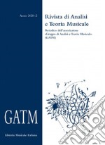 GATM. Rivista di analisi e teoria musicale (2020). Vol. 2 libro