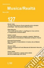 Musica/realtà (2022). Vol. 127 libro