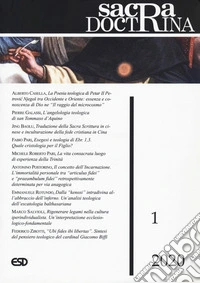 Sacra doctrina (2020). Vol. 1