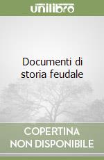 Documenti di storia feudale libro