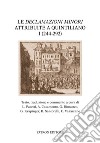 Le Declamazioni minori attribuite a Quintiliano (244 -292) - I libro