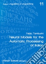 Neural models for the automatic processing of italian libro