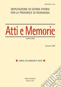 Atti e memorie della Deputazione di Storia Patria per le provincie di Romagna. Vol. 69 libro