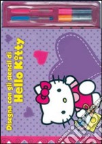 Disegna con gli stencil di Hello Kitty. Con stickers libro