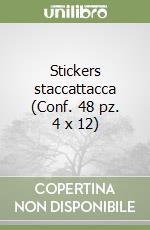 Stickers staccattacca (Conf. 48 pz. 4 x 12) libro