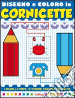 Disegno e coloro le cornicette libro