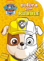 Colora con Rubble. Paw Patrol libro