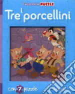 I tre porcellini. Finestrelle in puzzle. Ediz. a colori libro