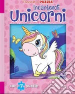 Incantevoli unicorni. Finestrelle in puzzle. Ediz. a colori libro